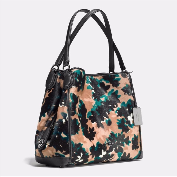 Coach NWT. Edie shoulder bag. Print & dyed calf hair. Limited Edition. ♥️ - Picture 2 of 13
